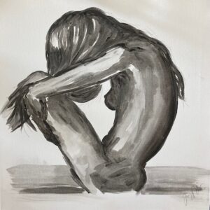 ”Beauty in Sadness” 40*40 cm SÅLD