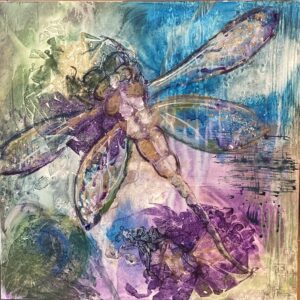 ”Dragonfly” 60*60*3 cm TILL SALU