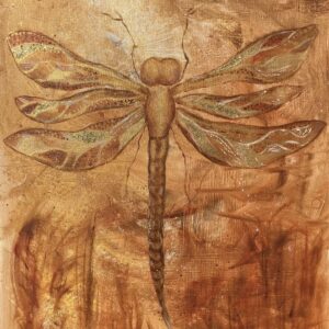 ”Golden Dragonfly” 100*80*3 cm TILL SALU