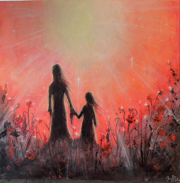 "Look Into The Bright Future" 60*60*3 cm SÅLD