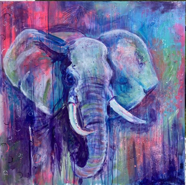 ”Watch Me” 100*100*3 cm SÅLD