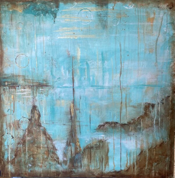 ”Calm” 60*60*3 cm SÅLD