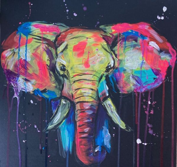 "Breaking Out" 40*40 cm SÅLD